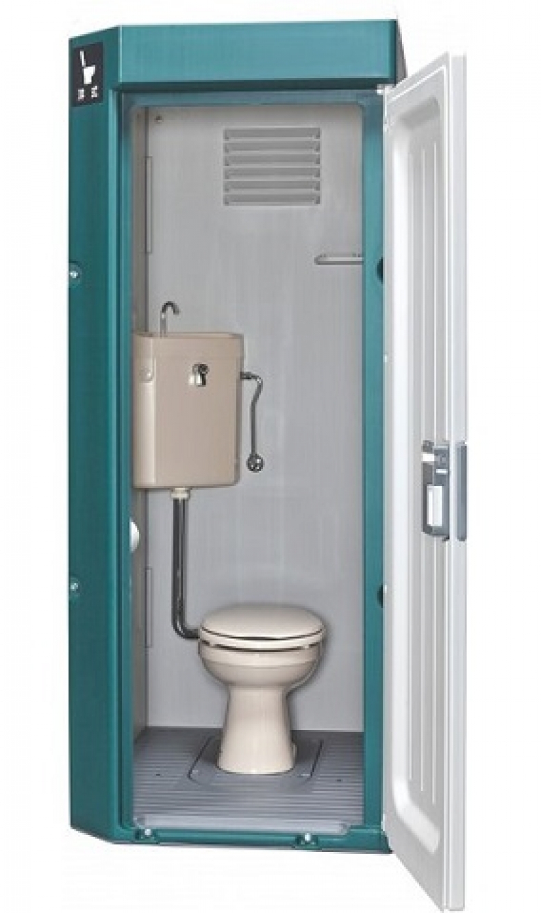 仮設トイレ（本水洗式） ※給排水工事が必要となります。｜仮設トイレ 